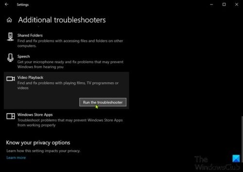 【解決策】Windows 11/10でメディアファイルを開く際のエラーコード0xc00d6d6fを修正する方法