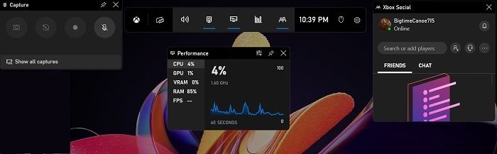 Windows 11のタスクバー空きスペースを活用!パフォーマンス統計を常時表示する方法