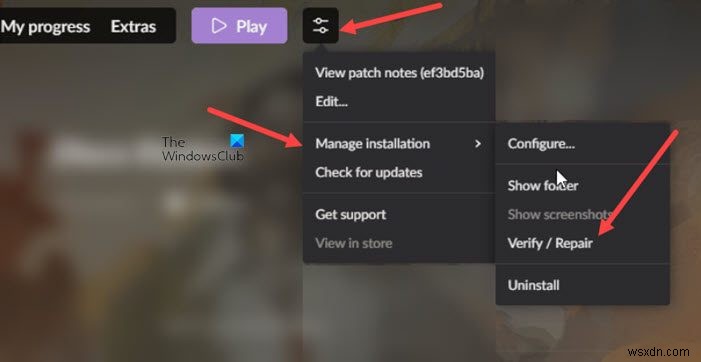 GOG Galaxyでゲームデータが破損したときの直し方｜検証・修復の手順を解説
