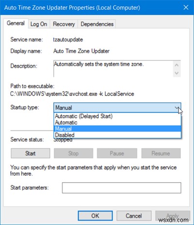 Windows 11/10でサービスを有効化・無効化・開始・停止・再起動する方法
