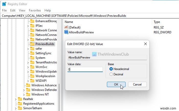【Windows 11/10】ユーザーがInsider Previewビルドを取得できないようにする2つの方法