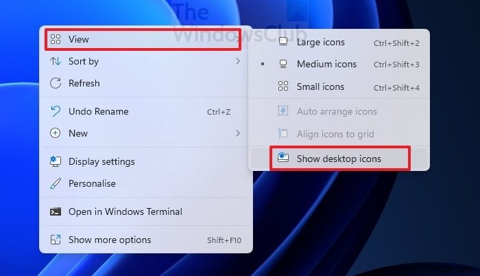 【解決策】デスクトップアイコンがWindows 11/10に表示されないときの対処法6選