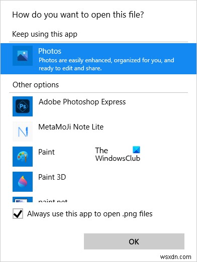 Windows 11/10で画像を開くと「クラスが登録されていません」エラーが出る場合の対処法