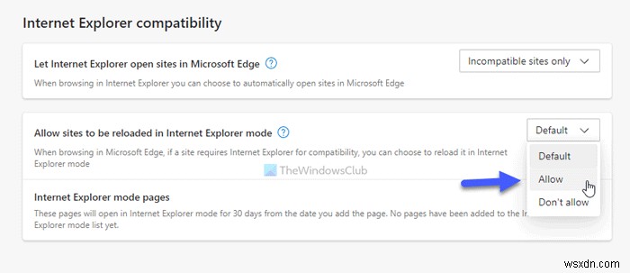EdgeツールバーにInternet Explorerモードボタンを追加・削除する方法