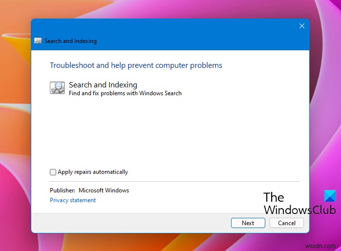 Windows 11/10の検索とインデックス作成のトラブルシューティング|壊れた検索機能を簡単に修復する方法