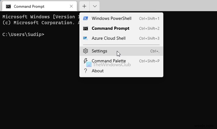 Windowsターミナルで「常に手前に表示(Always on Top)」を有効にする方法