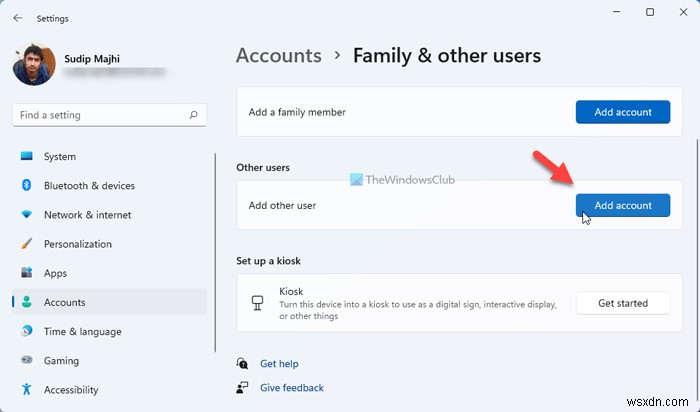 Windows 11で新しいローカルアカウントを作成する3つの方法