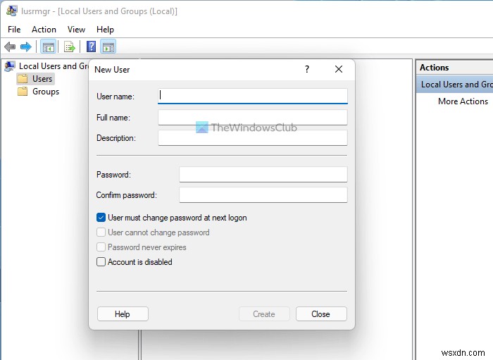 Windows 11で新しいローカルアカウントを作成する3つの方法