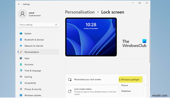 【Windows 11/10】ロック画面のスライドショーが動作しないときの対処法