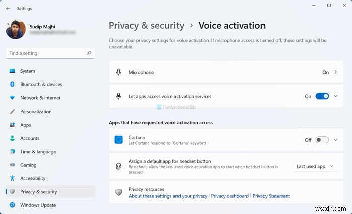 Windows 11/10でCortanaの音声コマンドが動作しないときの対処法5選