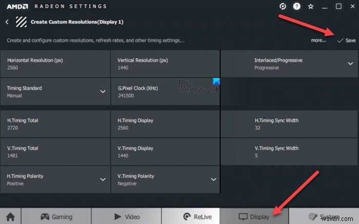 Windows 11/10でカスタム解像度を作成・設定する方法【Intel/AMD/NVIDIA対応】