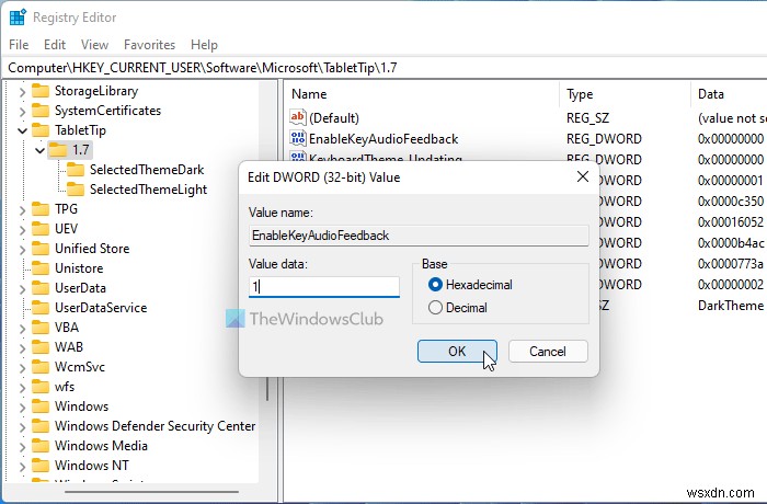 Windows 11でタッチキーボードの入力音をオン／オフにする2つの方法