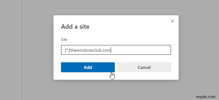 Microsoft Edgeのトラッキング防止の例外リストにサイトを追加する方法