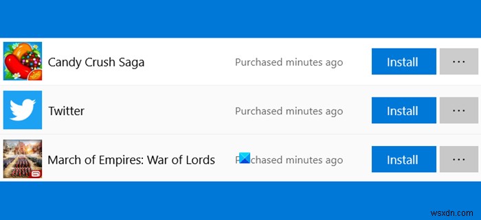 Windows 11/10でMicrosoft Storeの「数分前に購入」通知を削除する方法
