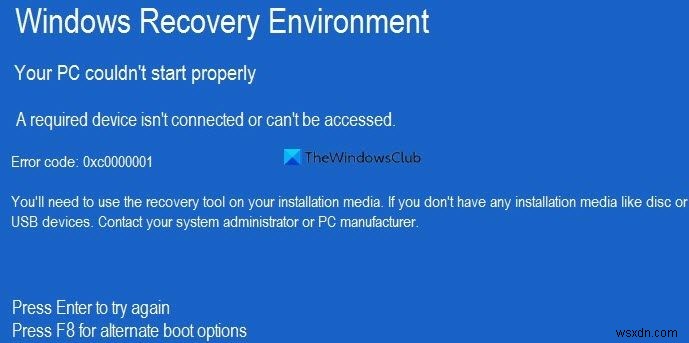 Windows 11/10でエラー0xc000021a・0xc0000001が発生しPCが起動しない場合の対処法