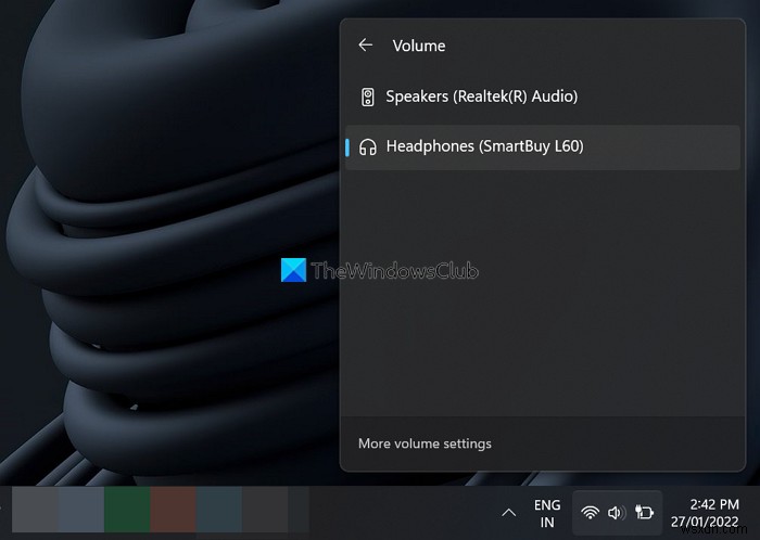 Windows 11/10で既定のサウンド出力デバイスを変更する4つの方法