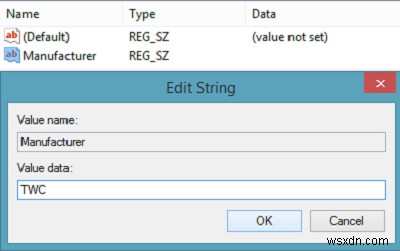 Windows 11/10でOEM情報を追加・変更する方法|レジストリでメーカー情報をカスタマイズ