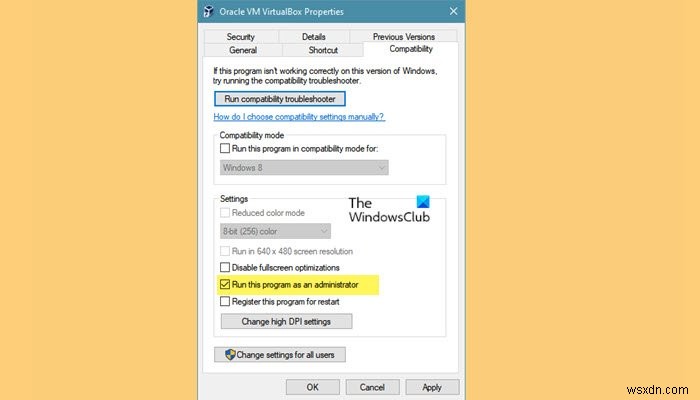 VirtualBoxの「COMオブジェクトの取得に失敗しました」エラーを修正する方法