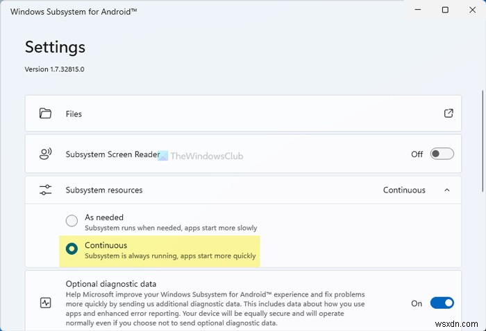 Windows 11でWSA(Windows Subsystem for Android)を常にバックグラウンドで実行する方法