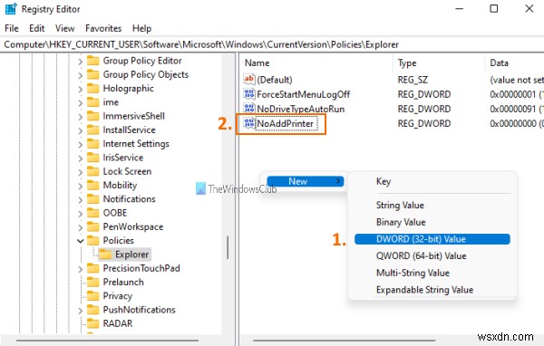 Windows 11でプリンターの追加を禁止する2つの方法(グループポリシー/レジストリ)
