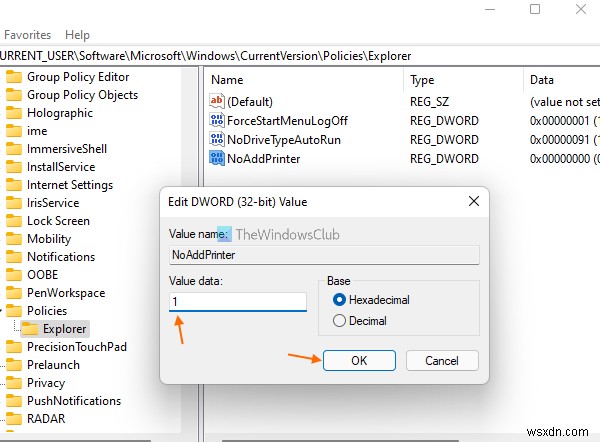 Windows 11でプリンターの追加を禁止する2つの方法(グループポリシー/レジストリ)