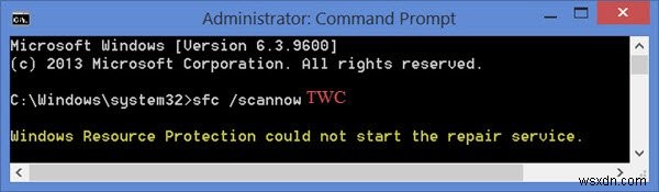 「Windowsリソース保護は修復サービスを開始できませんでした」エラーの解決方法