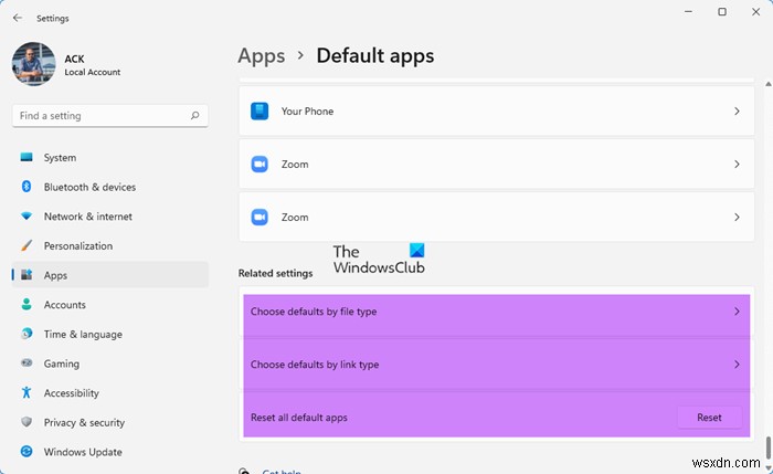 Windows 11/10で既定のアプリ関連付けをリセット・エクスポート・インポートする方法