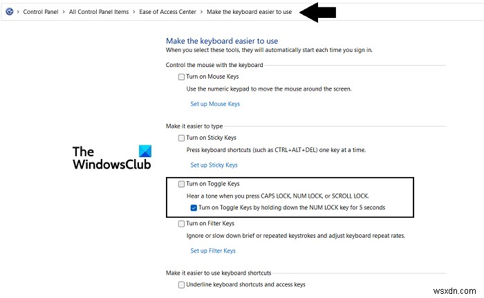 Windows 11でトグルキーの音を消す(ミュートする)3つの方法