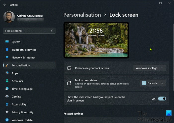 Windows 11でロック画面の背景モーションを有効/無効にする3つの方法