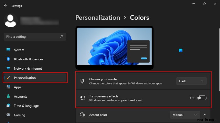 Windows 11のスタートメニューとタスクバーを黒くする方法|ダークテーマ使用・未使用それぞれの手順