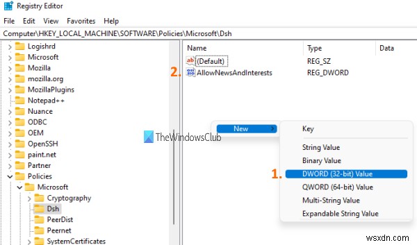 【Windows 11】レジストリまたはグループポリシーエディターでウィジェットを無効化する方法