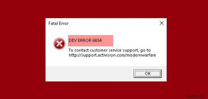 【CoD Warzone】DEV ERROR 6634の原因と解決策を徹底解説
