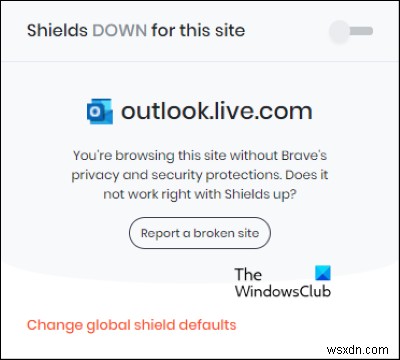 BraveブラウザでOutlook.comなどのページが読み込まれない・開かないときの対処法