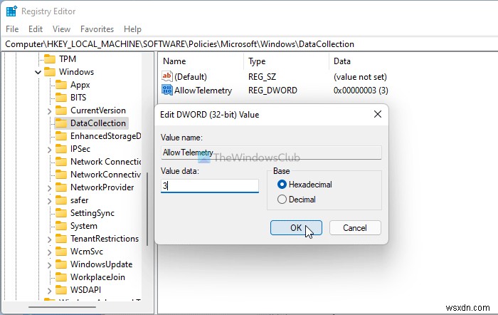 【Windows 11】「組織は、オプションの診断データをMicrosoftに送信しないようにしています」エラーの対処法