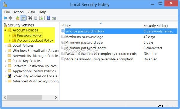 Windows 11/10でログインパスワードポリシーとアカウントロックアウトポリシーを強化する方法