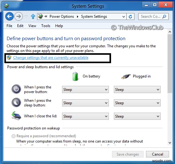 Windows 11/10でスリープ復帰後のサインイン(パスワード入力)を無効にする方法