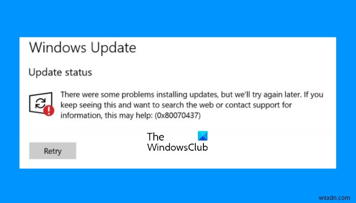 Windows Updateエラー0x80070437の原因と修正方法を徹底解説