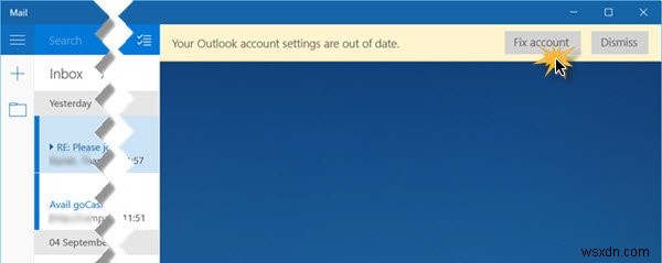 【Windows 11/10】メール・カレンダーアプリで「Outlookアカウントの設定が古くなっています」と表示される原因と解決策