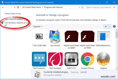Windowsの機能をオン/オフする方法|Windows 11/10のオプション機能を管理する手順