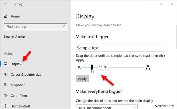 Windows 11/10でテキストサイズを拡大する方法|標準機能だけで文字を大きく見やすく