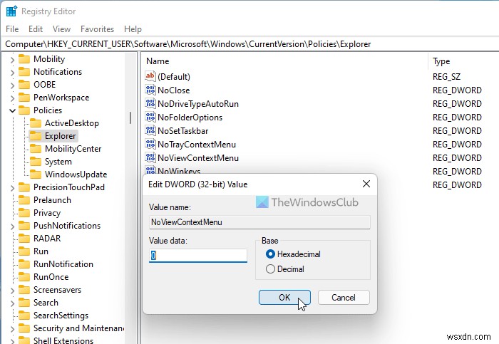 Windows 11/10でデスクトップを右クリックできない場合の対処法