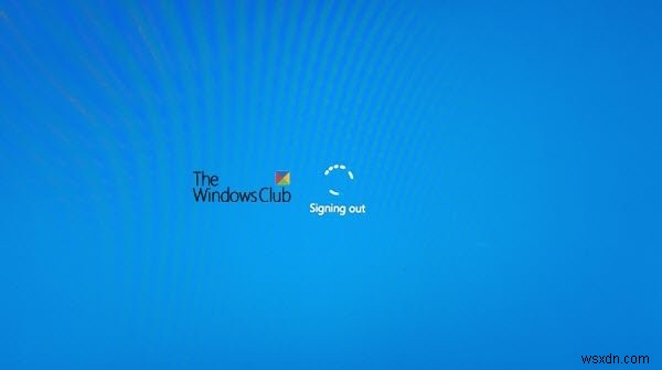 【Windows 11/10】サインアウト画面で青いスピナーが回ったまま固まる時の対処法