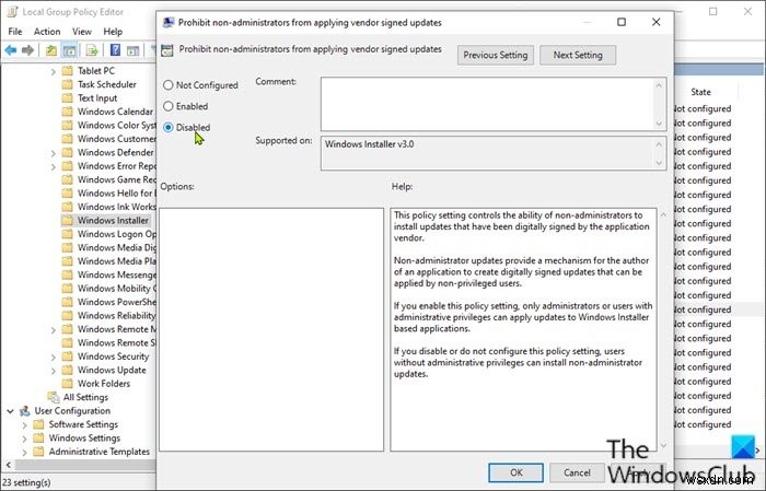 エラー1625「このインストールはシステムポリシーによって禁止されています」を修正する方法【Windows 10/11】