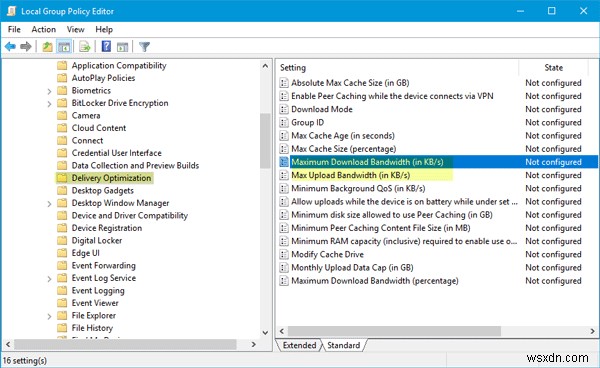 Windows 11/10でWindows Updateの帯域幅を制限する方法【設定とグループポリシー】