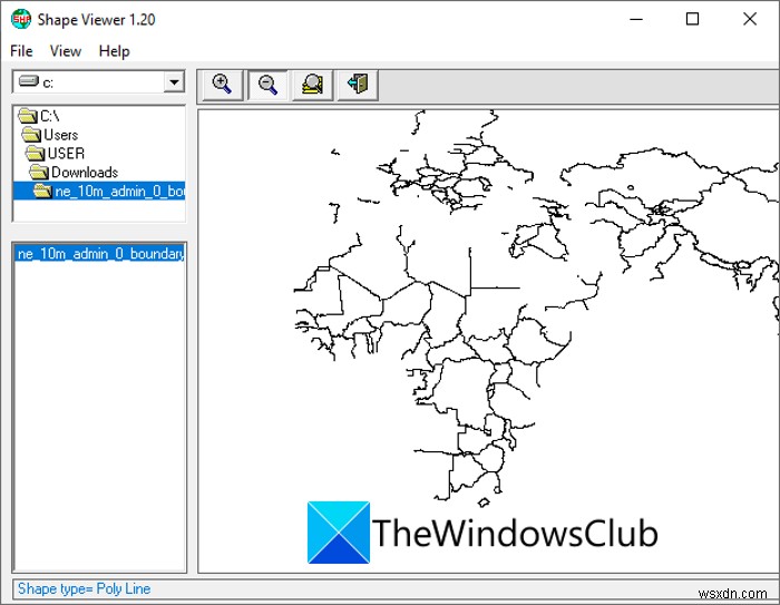 シェープファイルとは？Windows 11/10でシェープファイルを表示する方法