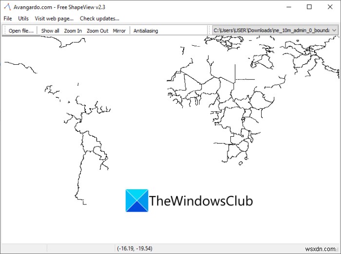 シェープファイルとは？Windows 11/10でシェープファイルを表示する方法