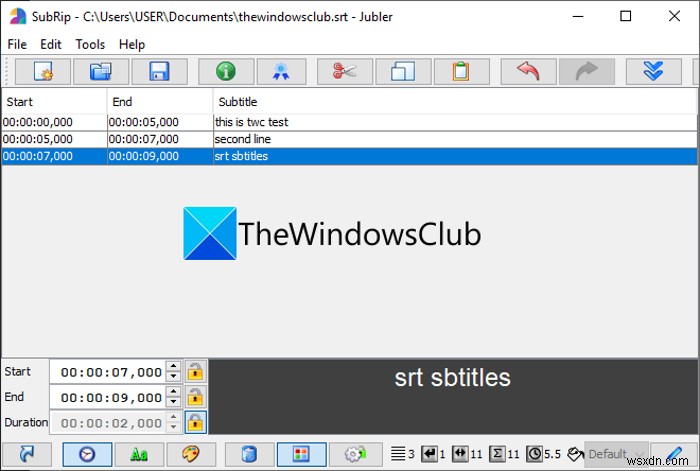 Windows 11/10でSRT字幕ファイルを作成する方法|メモ帳とフリーソフトの使い方