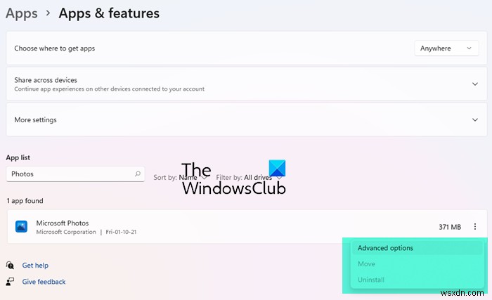 Windows 11/10でフォトアプリの起動が遅い・動作しないときの対処法