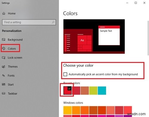 Windows 11/10のスタートメニューにカスタムカラーテーマを追加する方法