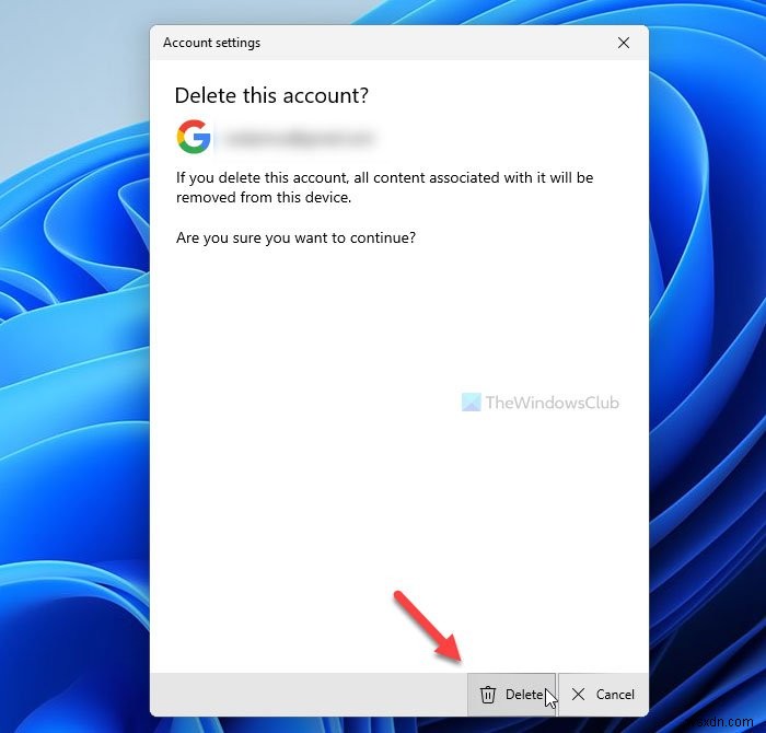 Windows 11/10のメールアプリでメールアカウントからサインアウトする2つの方法